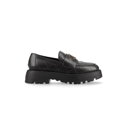 CHANEL COCO MARK MATELASSE 24B LEATHER LOAFER G45921 